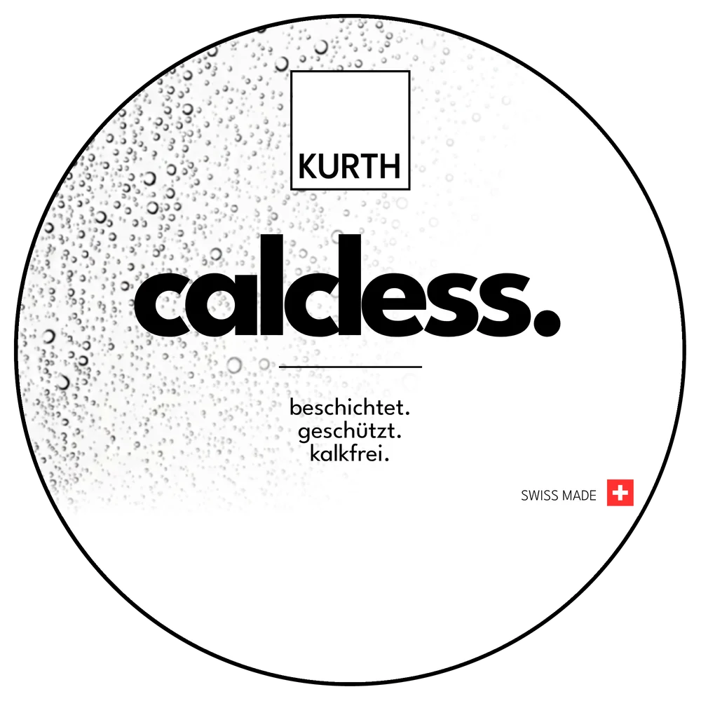 Kleber calcless. von KURTH: beschichtet, geschützt, kalkfrei, Swiss Made